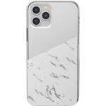 Let's Split | Half White Clear Marble Case