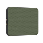 On the Dot | Olive Green Polka Dot Laptop Case