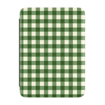 Checked Twice | Green Plaid Kindle Case