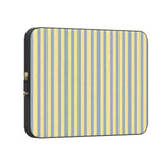 Coastline Stripes | Blue & Yellow Laptop Case
