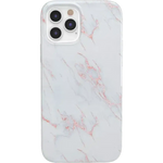 Subtle Blush | White and Pink Marble Case