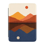 Opposites Attract | Day & Night Colorblock Mountains Kindle Case