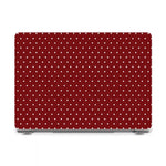 On the Dot | Maroon Polka Dot Laptop Shell