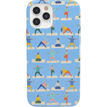 Go with the Flow | Light Blue Yoga Case