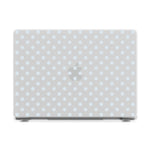 Spotted in SoHo | Light Blue Clear Polka Dot Laptop Shell