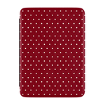 On the Dot | Maroon Polka Dot Kindle Case