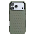 On the Dot | Olive Green Polka Dot Case
