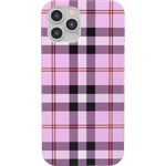 As if! | Light Purple Plaid Case