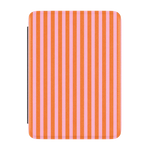 Perfect Stripes | Orange & Pink Stripes Kindle Case