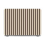 S'more Stripes | Brown Striped Laptop Shell