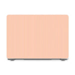 Stripes and the City | Orange & Pink Pinstripe Laptop Shell