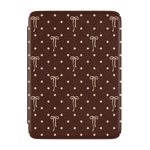 Teddy Bows | Brown Polka Dot Kindle Case