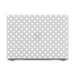 Spotted in SoHo | White Polka Dot Laptop Shell
