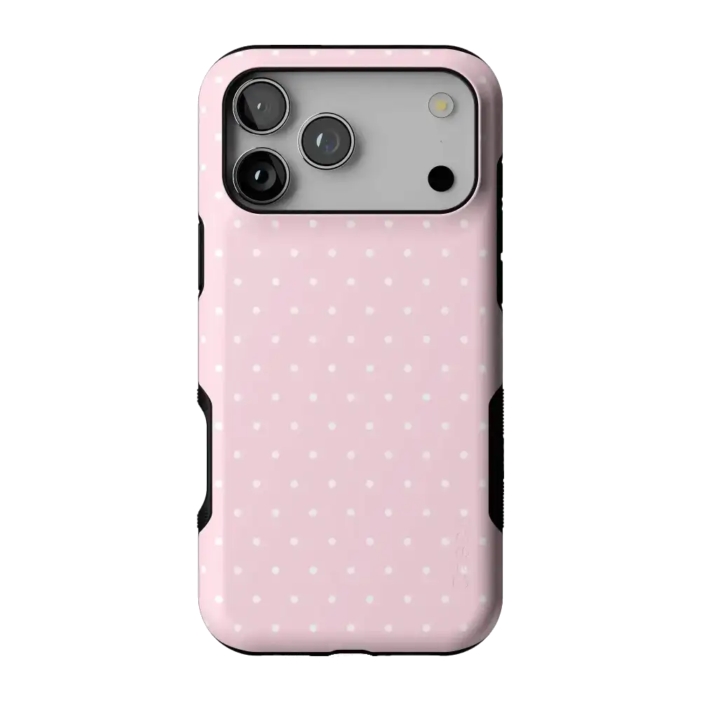 On the Dot | Pink & White Polka Dot Case