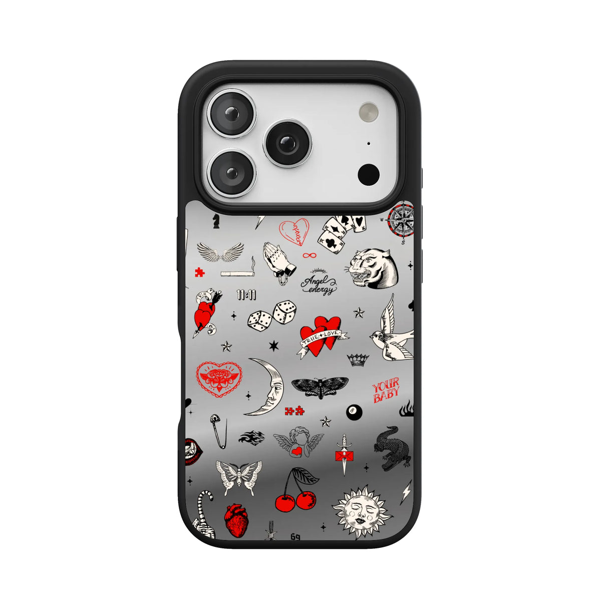 Not a Phase | Clear Flash Tattoo Case