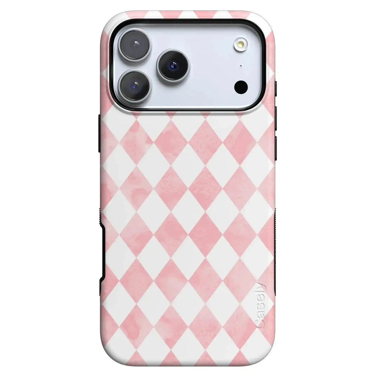 Queen of Diamonds | Pink Watercolor Case