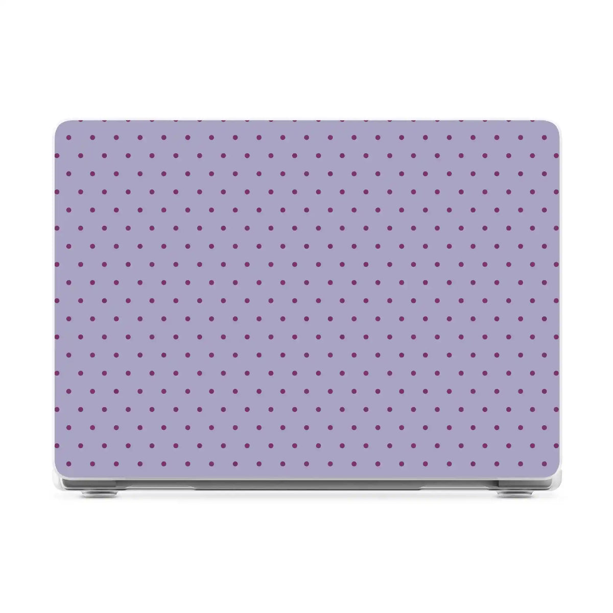 On the Dot | Purple & Plum Polka Dot Laptop Shell