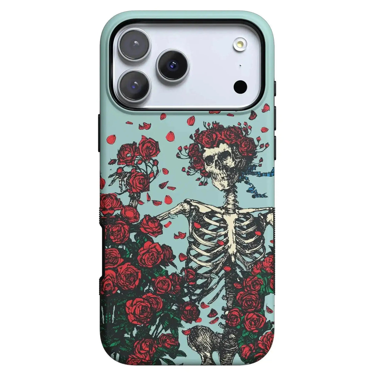 Forever Grateful | Grateful Dead Skeleton Floral Case