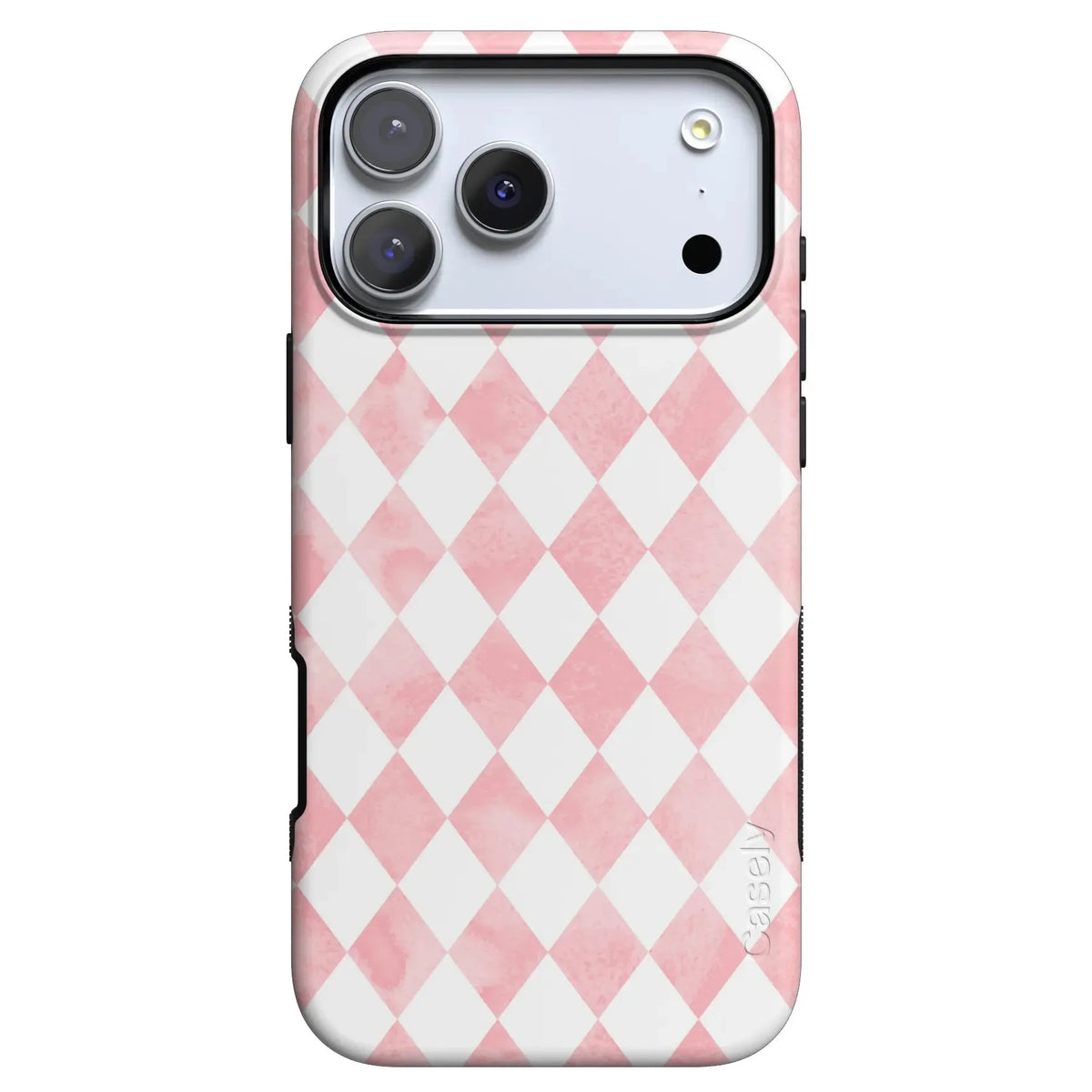 Queen of Diamonds | Pink Watercolor Case