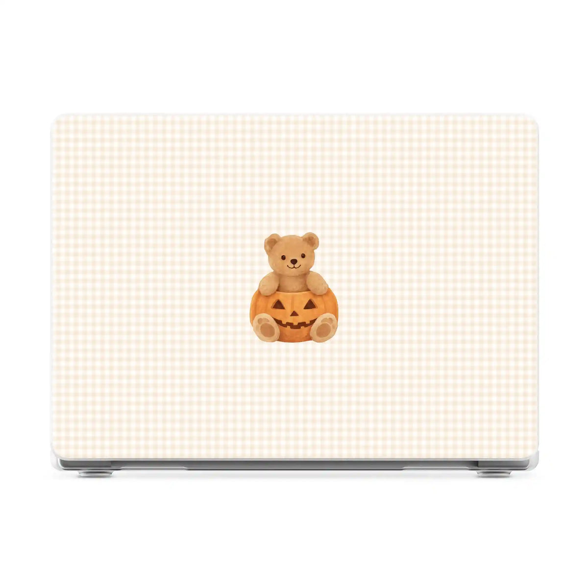 Teddy Boo | Gingham Bear Laptop Shell