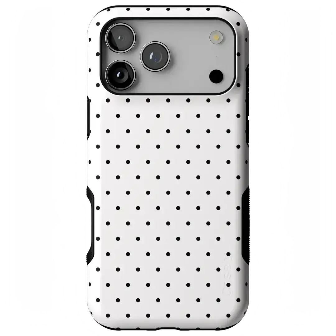 On the Dot | Black Polka Dot Case