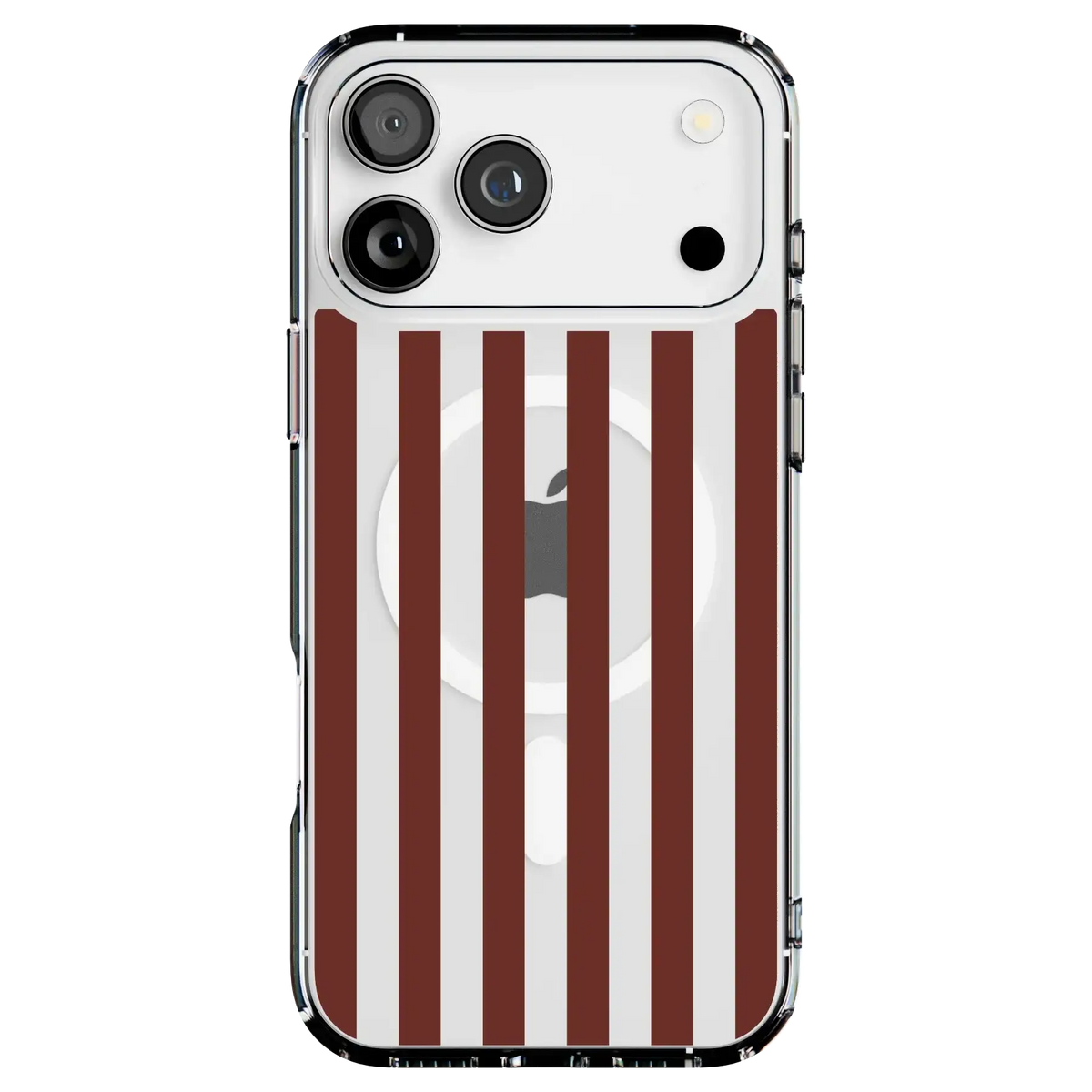 Sunday in Brooklyn | Burgundy Stripes Case