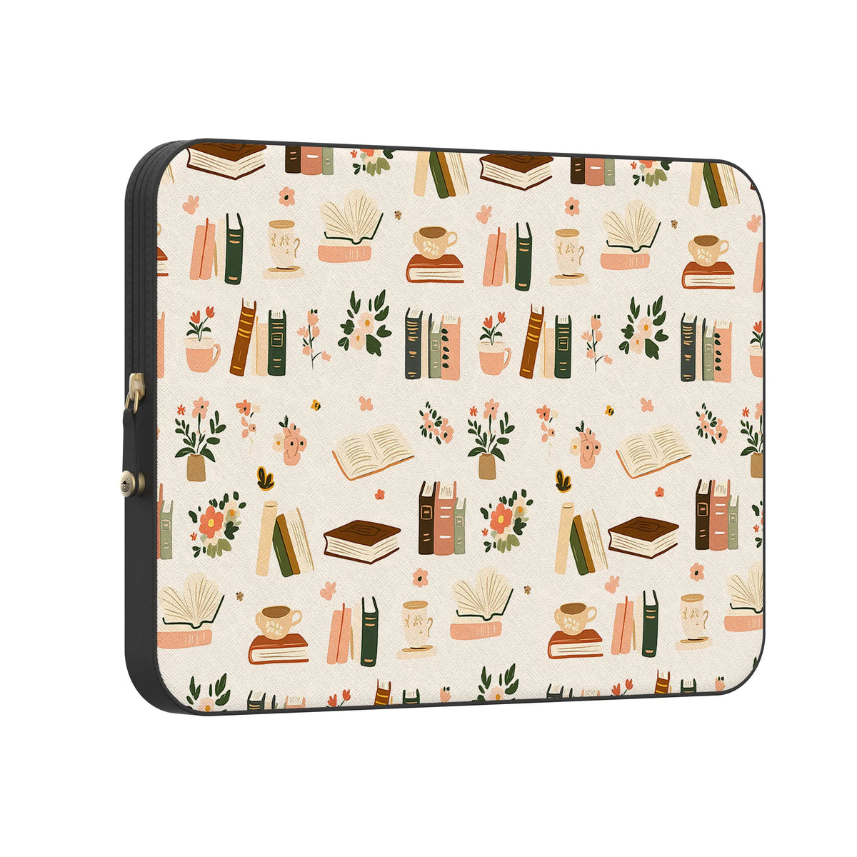 Cozy Fiction | Books & Blooms Laptop Case