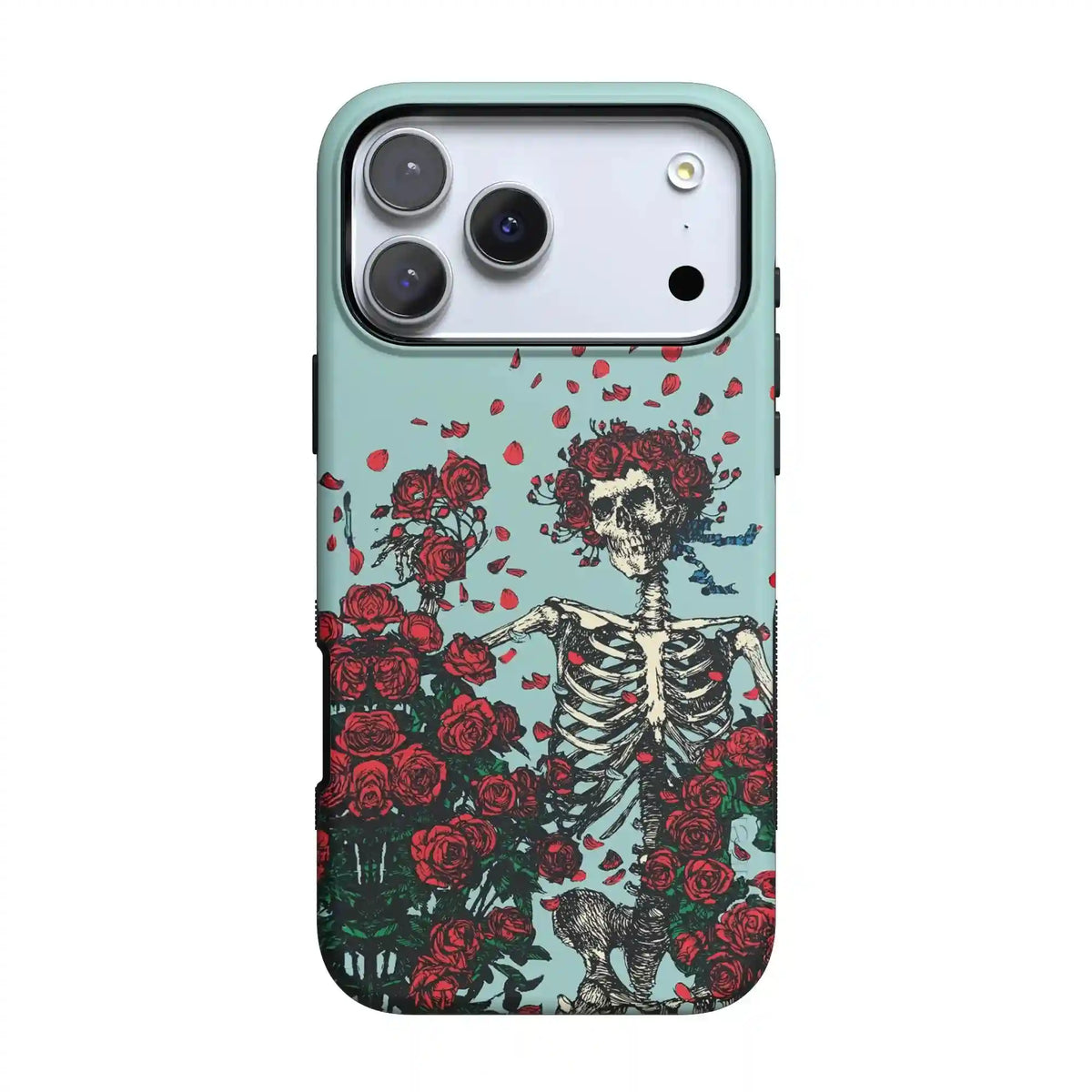 Forever Grateful | Grateful Dead Skeleton Floral Case