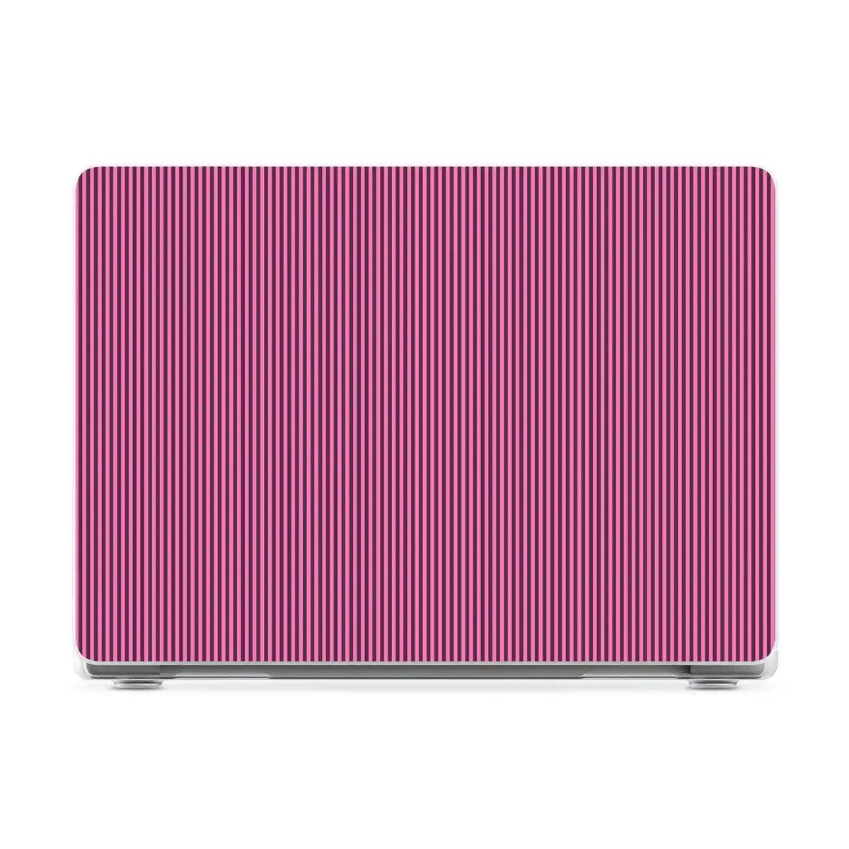 Stripes and the City | Pink & Purple Pinstripe Laptop Shell