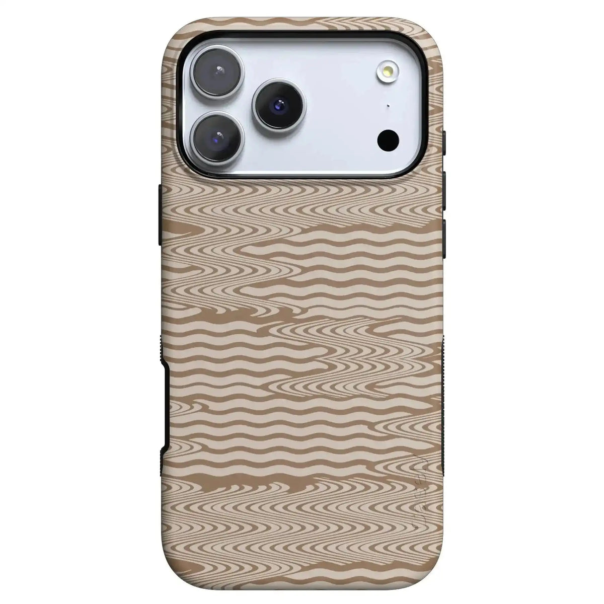 Mocha Ripple | Brown Waves Case