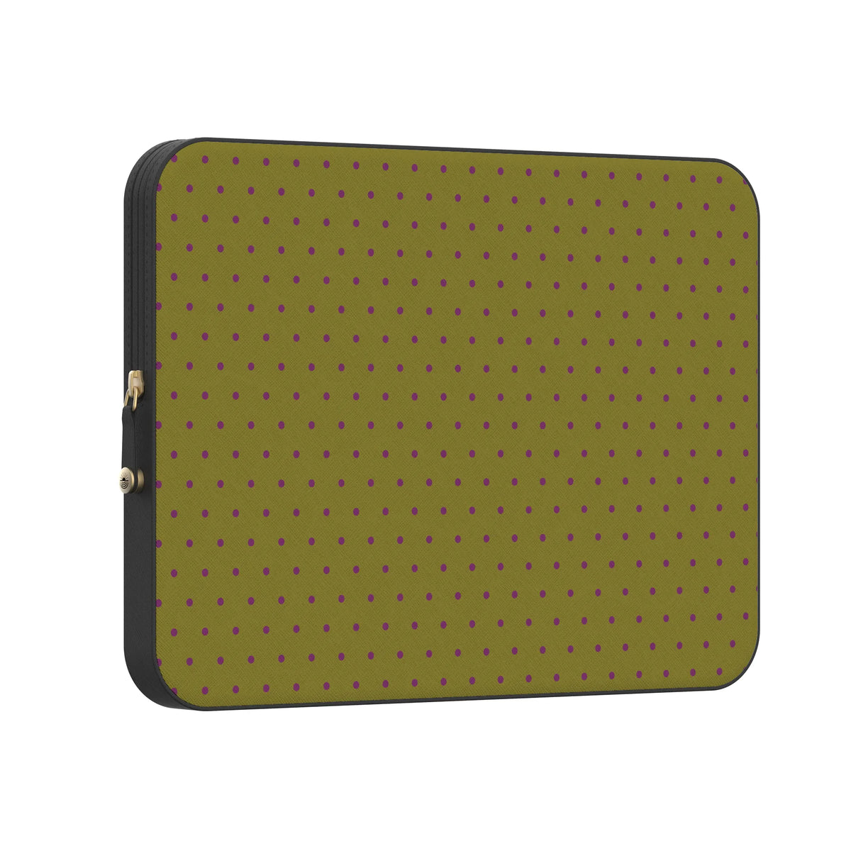 On the Dot | Moss & Plum Dots Laptop Case