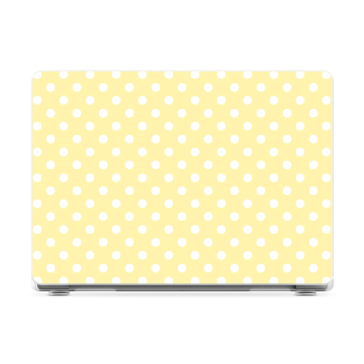 Spotted in SoHo | Yellow Polka Dot Laptop Shell