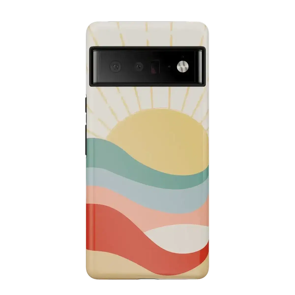 Here Comes the Sun | Colorblock Sunset Google Pixel Case