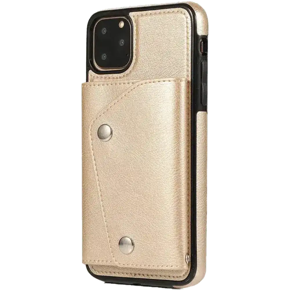 Gold Vegan Leather | Wallet Case
