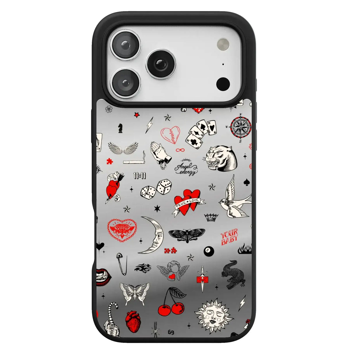 Not a Phase | Clear Flash Tattoo Case