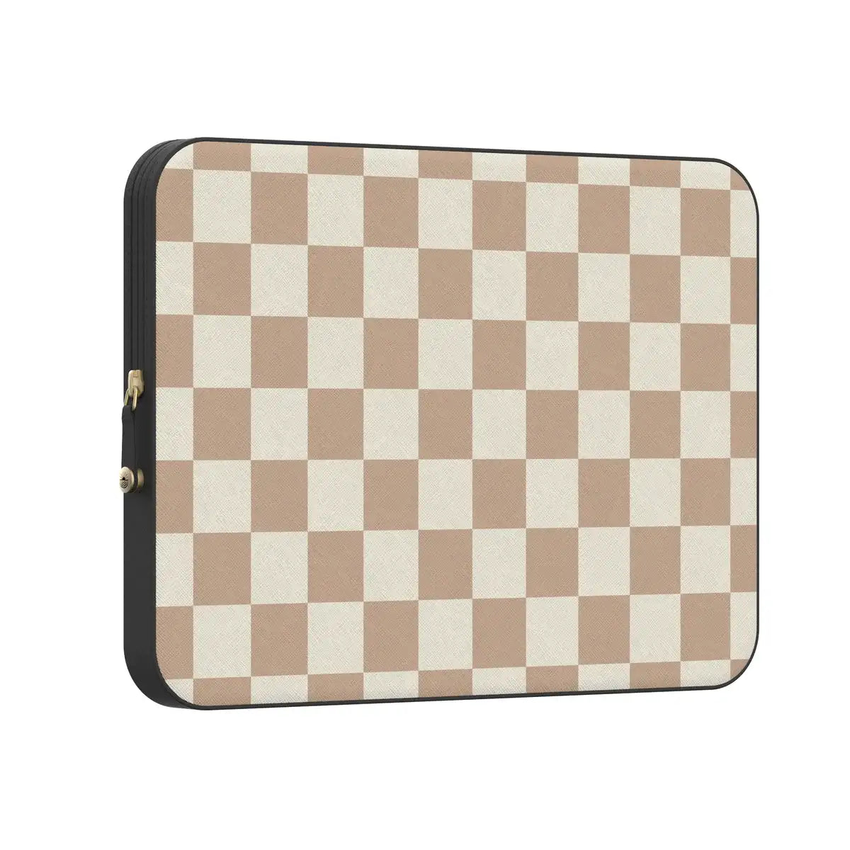 Fit Check | Neutral Checkerboard Laptop Case