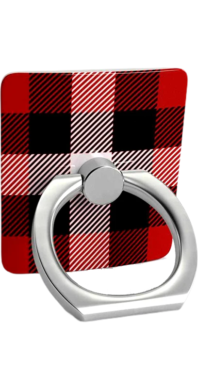 As if! | Red Plaid Phone Ring