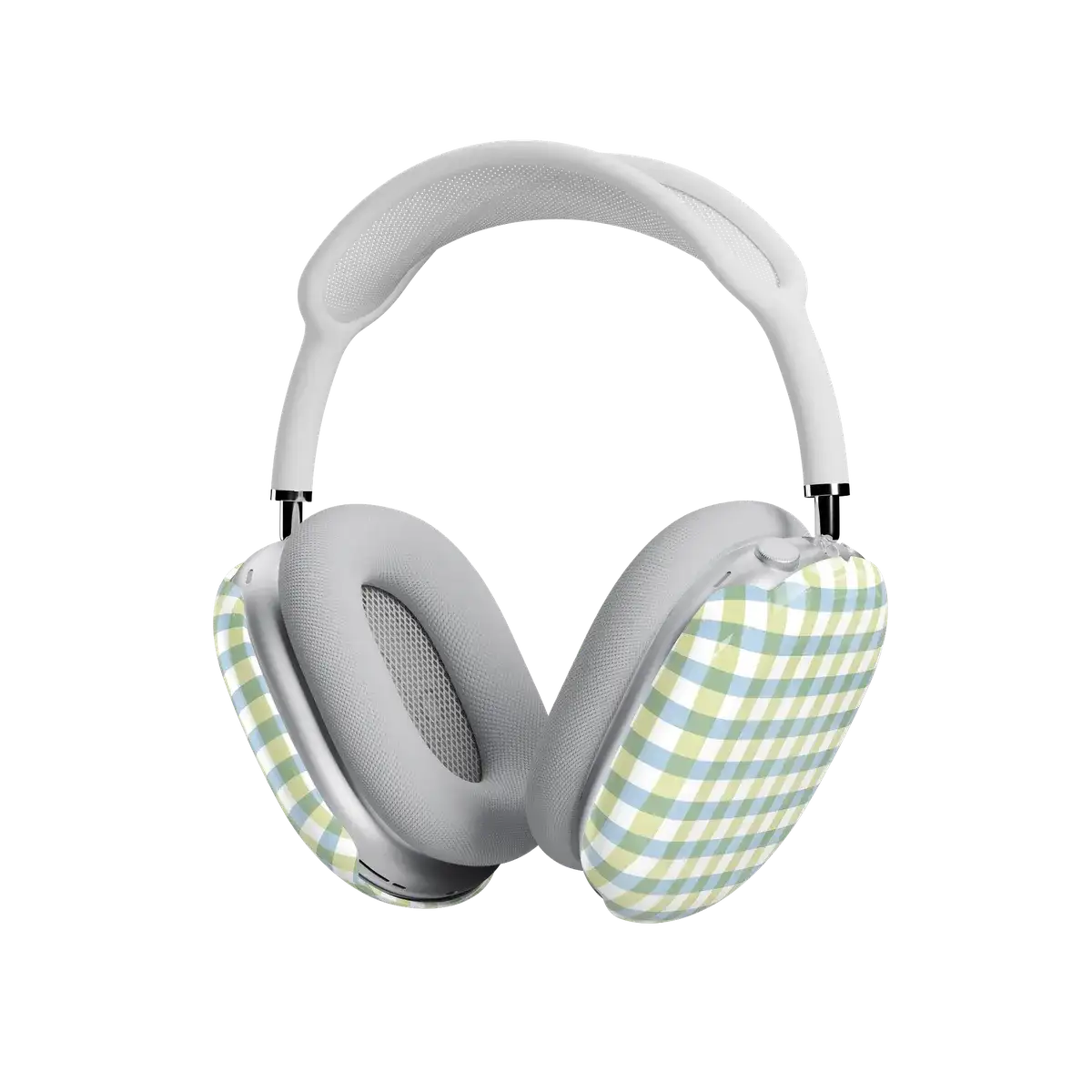 Pastel Picnic | Blue & Green Gingham AirPods Max Case