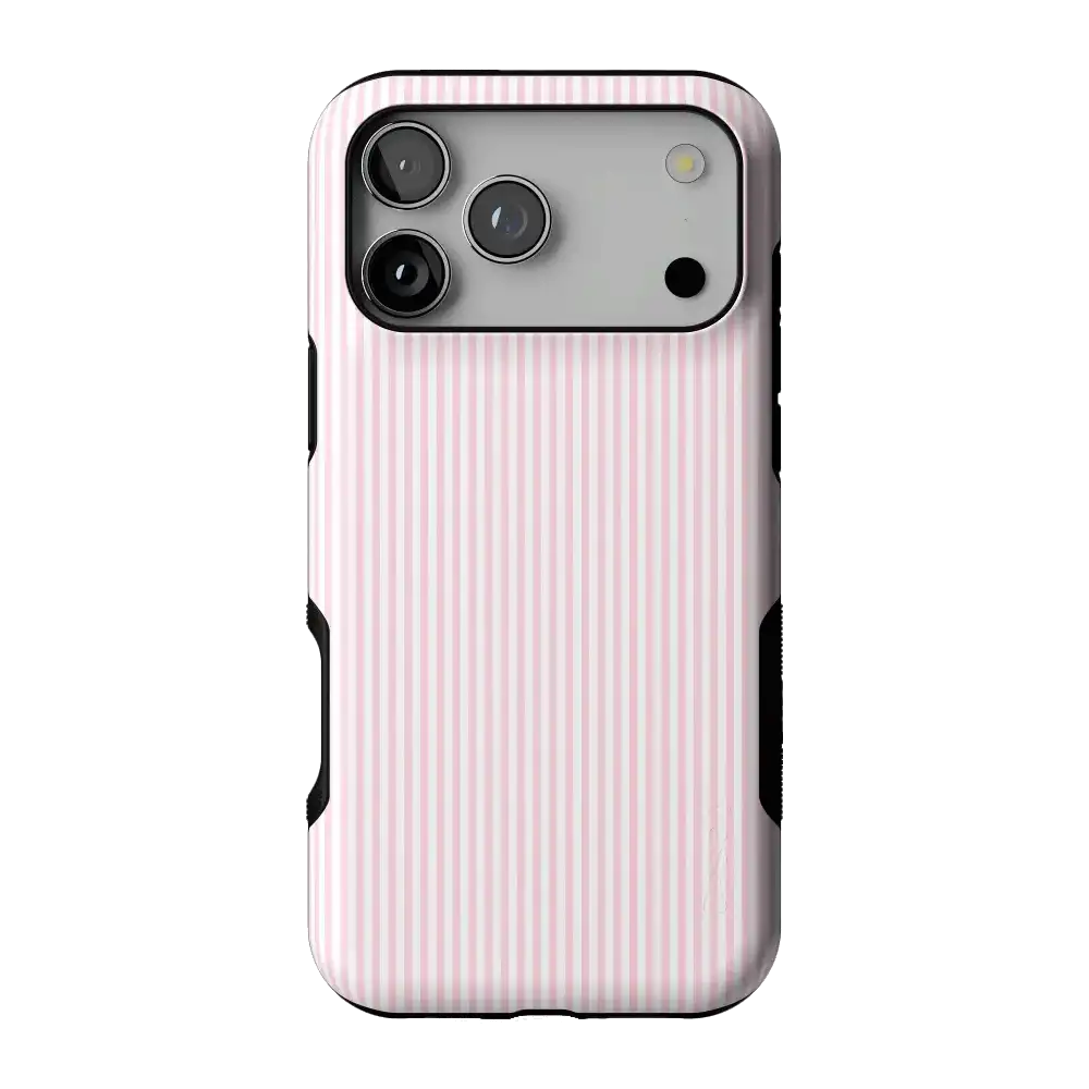 Stripes and the City | Light Pink Pinstripe Case