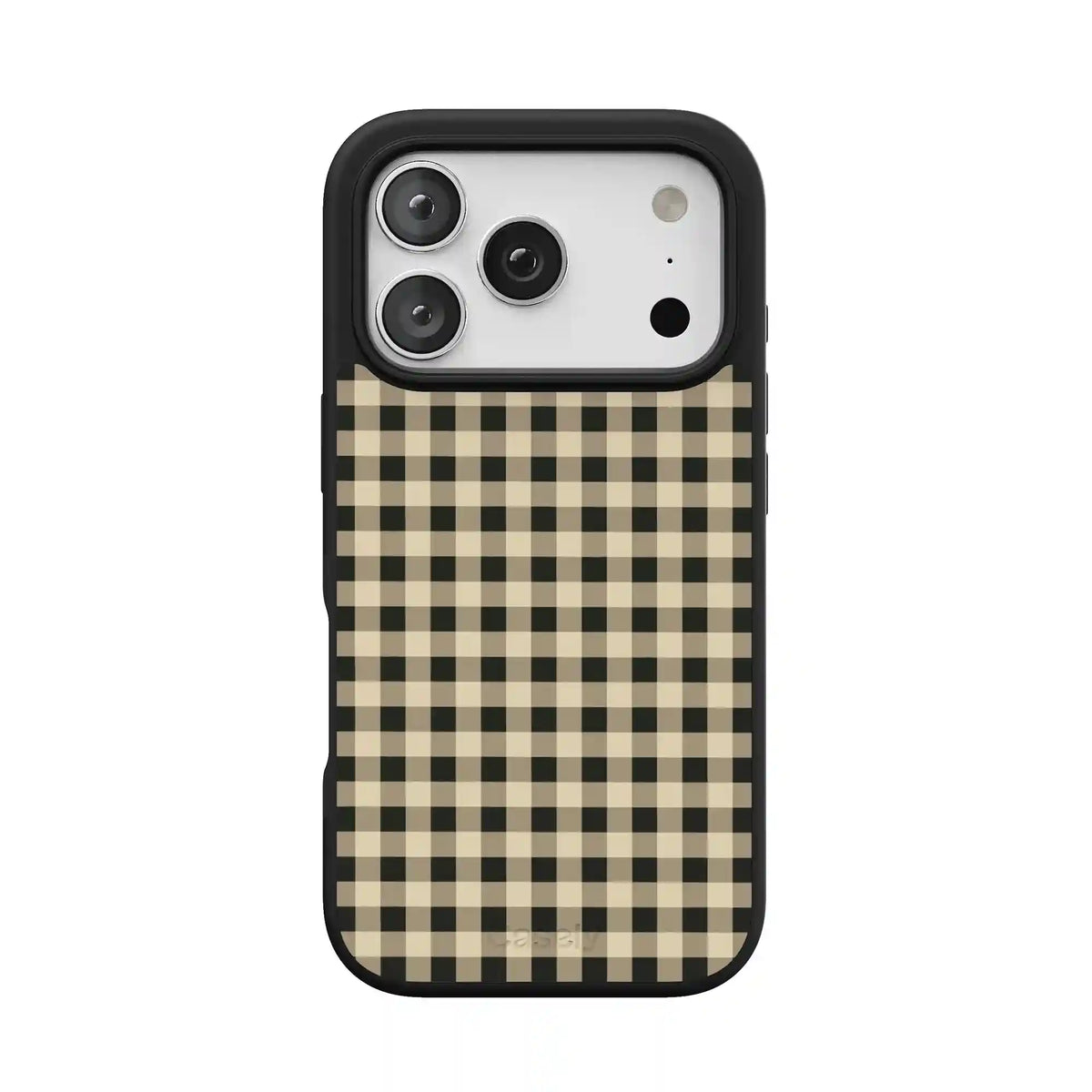 Cedar Lane | Black & Cream Gingham Case
