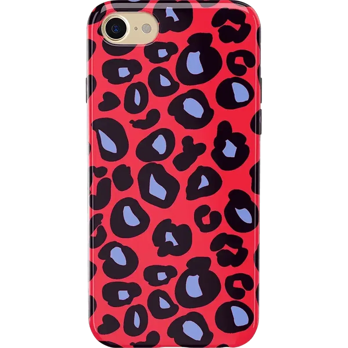 Into the Wild | Red & Blue Leopard Print Case