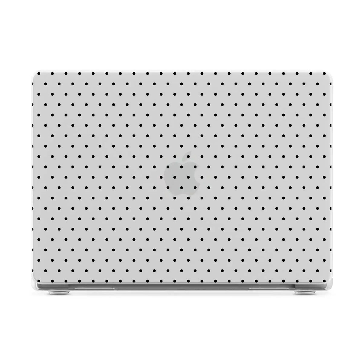 On the Dot | Black Polka Dot Laptop Shell