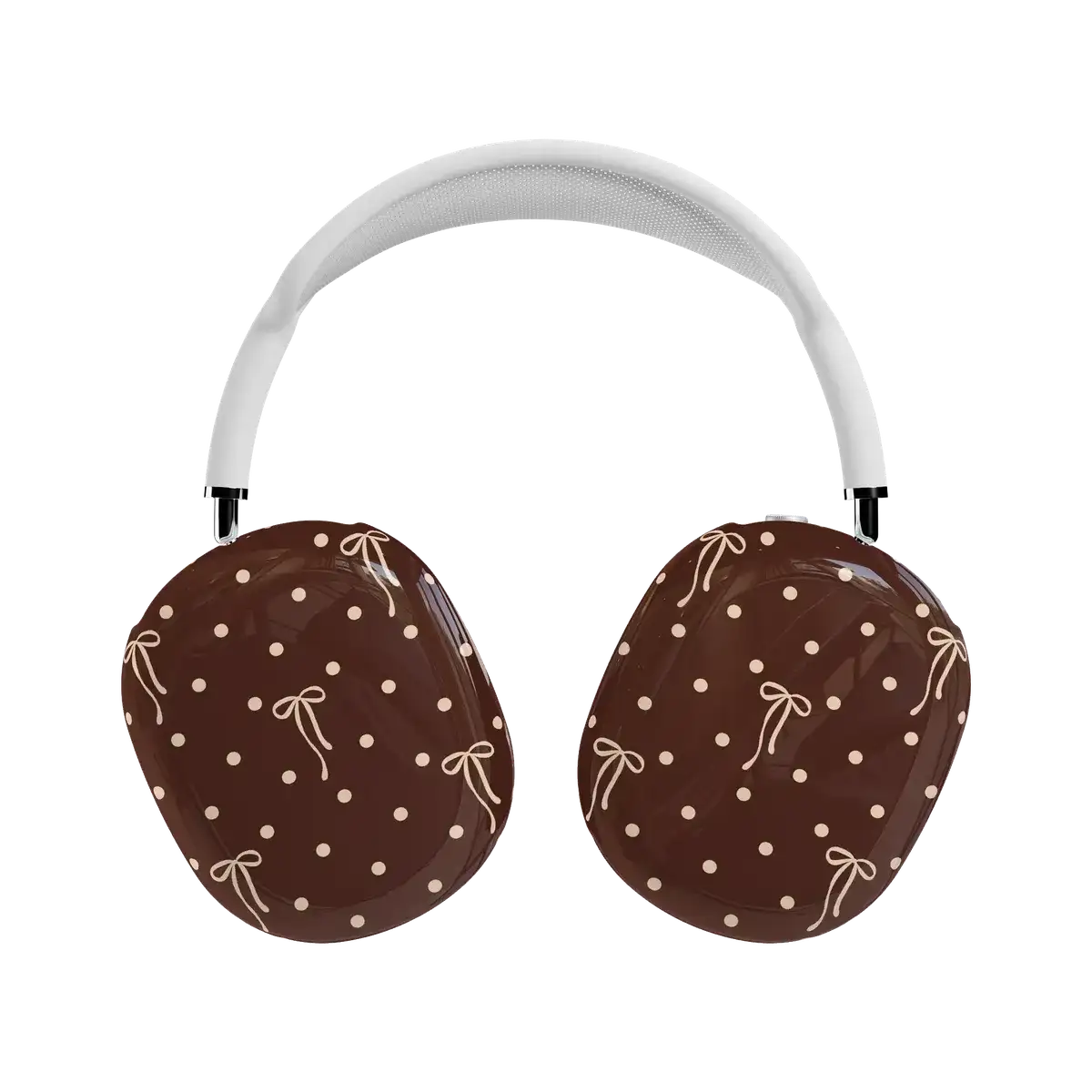 Teddy Bows | Brown Polka Dot AirPods Max Case
