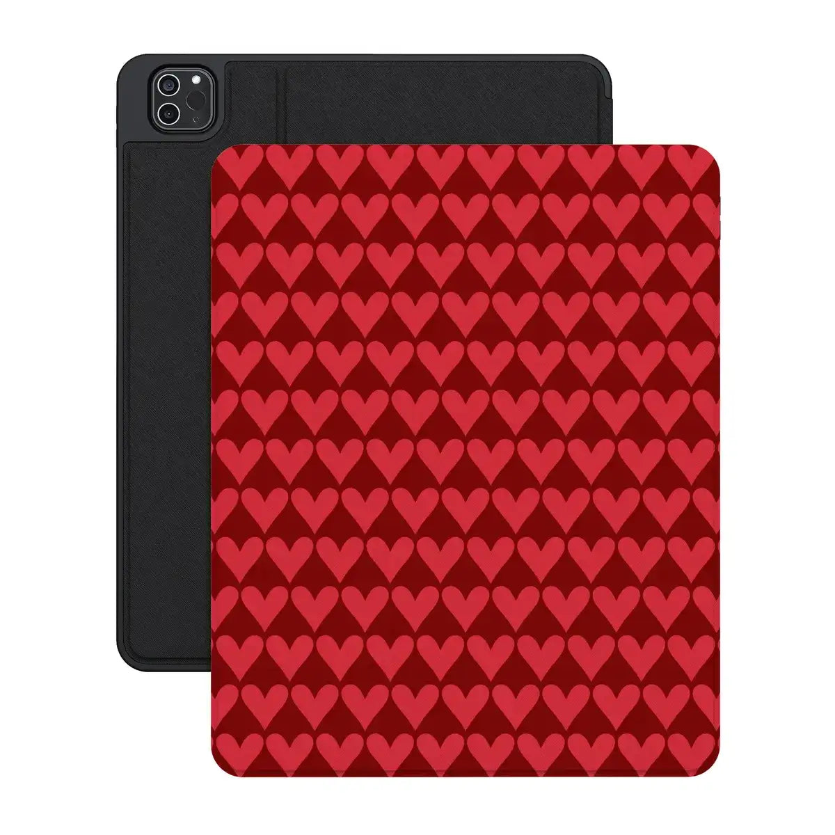 Crazy in Love | Red Hearts iPad Case