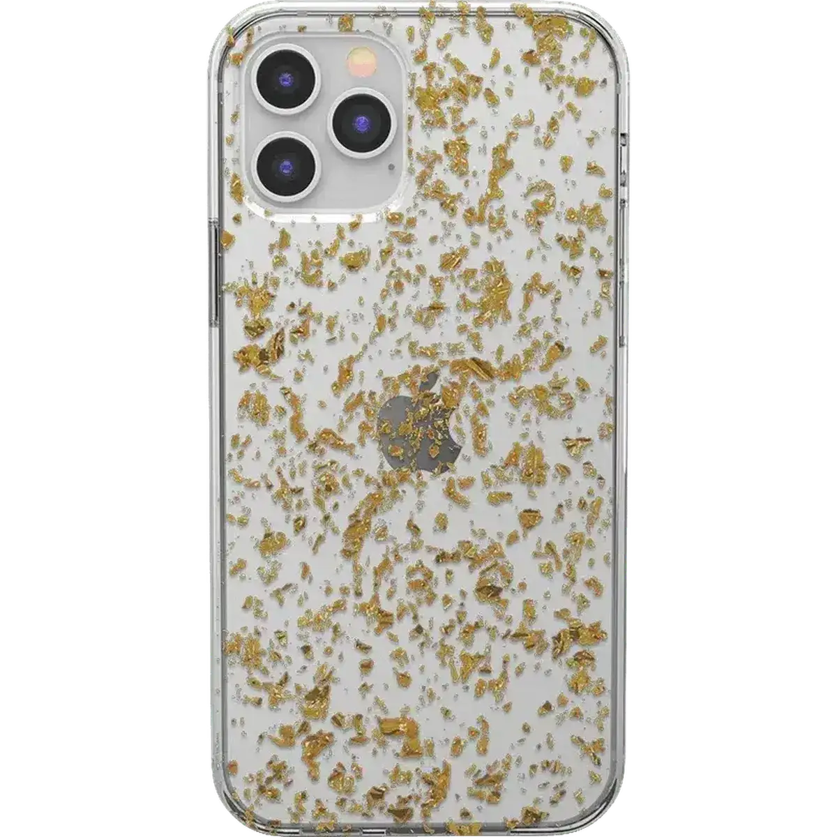 Morning Sparkle | Rose and Gold Flaked Clear Case