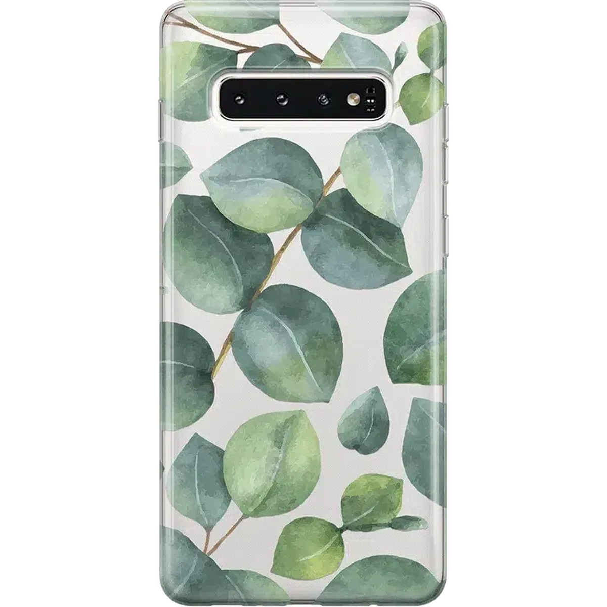 Leaf Me Alone | Green Floral Print Samsung Case