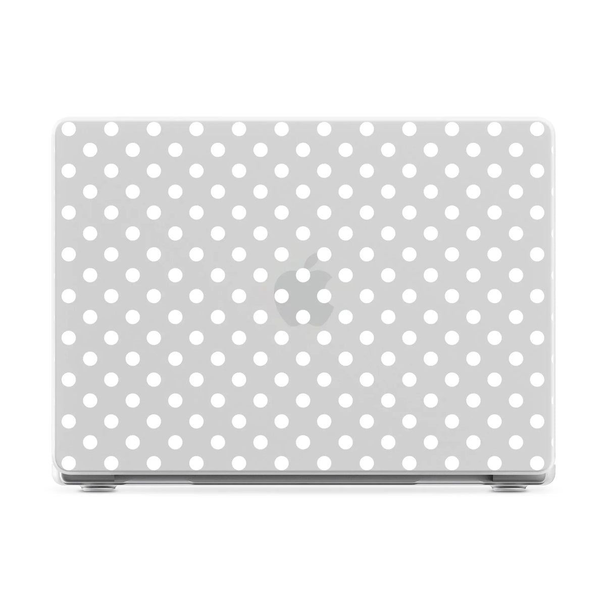 Spotted in SoHo | White Polka Dot Laptop Shell